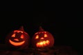 Crazy Halloween pumpkins