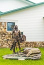 Crazy horse bronze sculture in crazy horse memorial,South Dakota,usa. for editorial use only -06/26/15