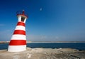 Crazy lighthouse Royalty Free Stock Photo