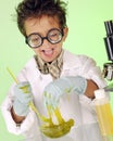 Crazy Little Chemist Royalty Free Stock Photo