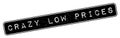 Crazy Low Prices rubber stamp