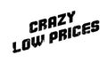 Crazy Low Prices rubber stamp Royalty Free Stock Photo