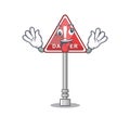 Crazy miniature danger in shape of mascot