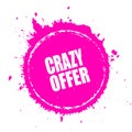 Crazy offer splash icon