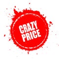 Crazy price splash icon