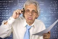 Crazy professor Royalty Free Stock Photo