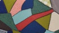 Crazy quilt patchwork pattern