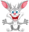 Crazy Rabbit Cartoon Freak Out