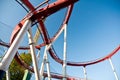 Crazy roller coaster Royalty Free Stock Photo