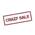 Crazy sale rectangular stamp.