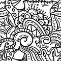 Crazy seamless pattern Royalty Free Stock Photo