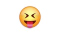 Crazy Squinty Emoji with Luma Matte