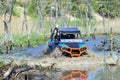 Summer offroad competition on ATV and UTV