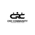 CRC initial community vector logo design Royalty Free Stock Photo