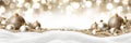 Cream abstract backdrop with festive bokeh lights for outdoor celebrations and events