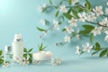 Cream anti aging skincare innovation ipl treatment jar. Skincare spa wellness retreatskin firming jar pot clutter free mockup