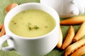 Cream Asparagus Soup Royalty Free Stock Photo