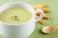 Cream Asparagus Soup Royalty Free Stock Photo