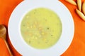 Cream Asparagus Soup Royalty Free Stock Photo