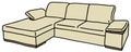 Cream big couch