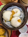 Cream buns steamed dumpling Royalty Free Stock Photo
