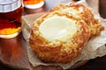 Cream cheese danishes with cinnamon tea