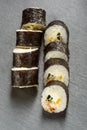 Cream cheese and tuna rolls Royalty Free Stock Photo