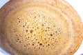 Foaming coffee on top Royalty Free Stock Photo