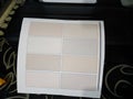 Cream color palette printed version in a inkjet printing paper Royalty Free Stock Photo