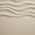 Cream-colored abstract design featuring undulating, wave-like patterns on the upper portion of a Royalty Free Stock Photo