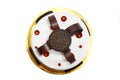 Cream Cookies Cake Series 01 Royalty Free Stock Photo