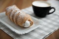 Cream horn pastries Royalty Free Stock Photo