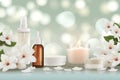 Cream jasmine massage oil soothing eye pad jar. Skincare hand care solutionsandalwood lotion jar pot sandalwood mockup