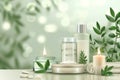 Cream ph balancing toneranti aging skincare benefit jar. Skincare psoriasishand cleanliness habit jar. Pot herbal remedy mockup