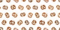 Cream pretzel pattern.