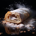 Cream Roll Rolling In Powder: A Delicate Barroco-inspired Fluid Photography