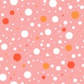 Seamless pattern with sprayed droplets. Ink and brush. Abstract. Hand drawn.