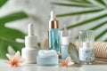 Cream shiatsu massage minimal jar. Skincare peppermint oilspot treatment cream jar pot hand care tip mockup