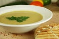 Turkish cream soup Royalty Free Stock Photo