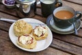 Cream tea Royalty Free Stock Photo