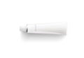 Cream on white background. Empty white background. Cream tube. Clean empty product mockup template. Fresh food.