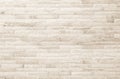 Cream and white brick wall texture background. Brickwork and stonework flooring backdrop interior design home style vintage old Royalty Free Stock Photo