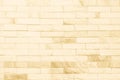 Cream and white brick wall texture background. Brickwork and stonework flooring backdrop interior design home style vintage old Royalty Free Stock Photo