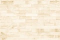 Cream and white brick wall texture background. Brickwork or stonework flooring interior rock old pattern clean concrete grid Royalty Free Stock Photo