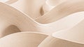 Cream White Sandstone Flow Layers Royalty Free Stock Photo