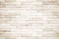 Cream and white wall texture background, brick stone pattern modern decor home and vintage stonework floor interior or design Royalty Free Stock Photo