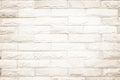 Cream and white wall texture background, brick stone pattern modern decor home and vintage stonework floor interior or design Royalty Free Stock Photo
