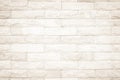 Cream and white wall texture background, brick stone pattern modern decor home and vintage stonework floor interior or design Royalty Free Stock Photo