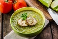 Cream zucchini soup