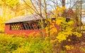 Creamery Covered Bridge in Fall colors